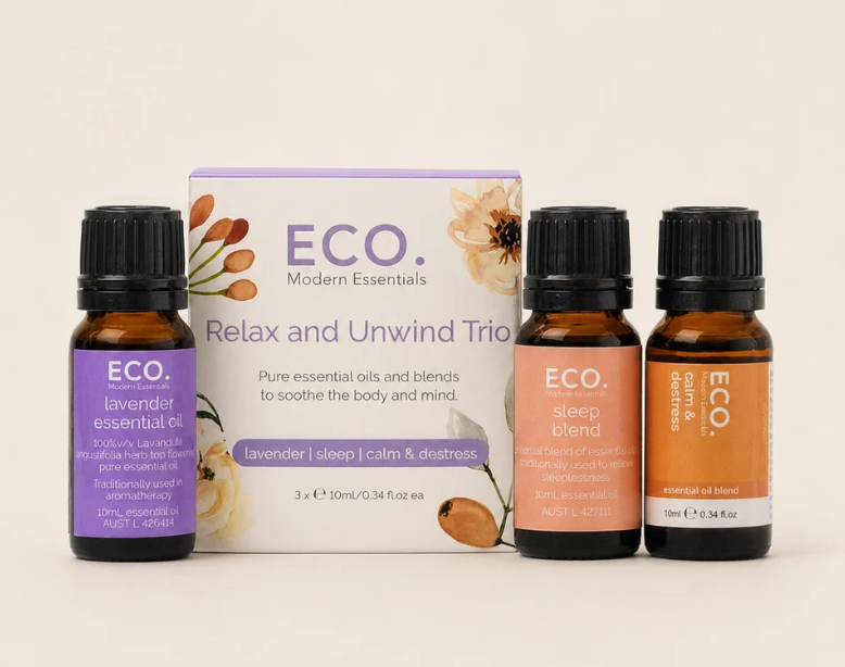 Relax & Unwind essential oil trio by Holistic U